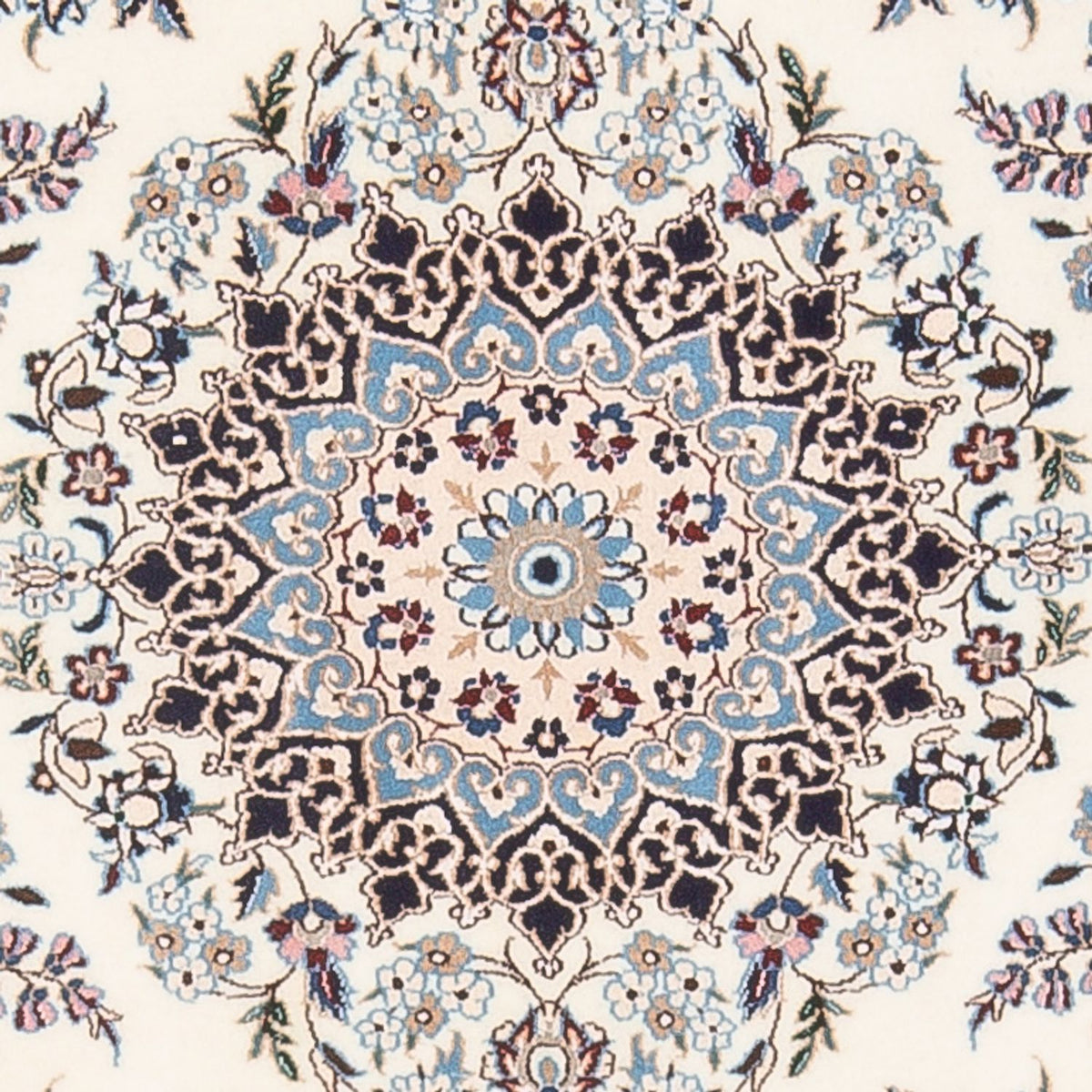 Persisk matta - Nain - Premium - 132 x 98 cm - grädde