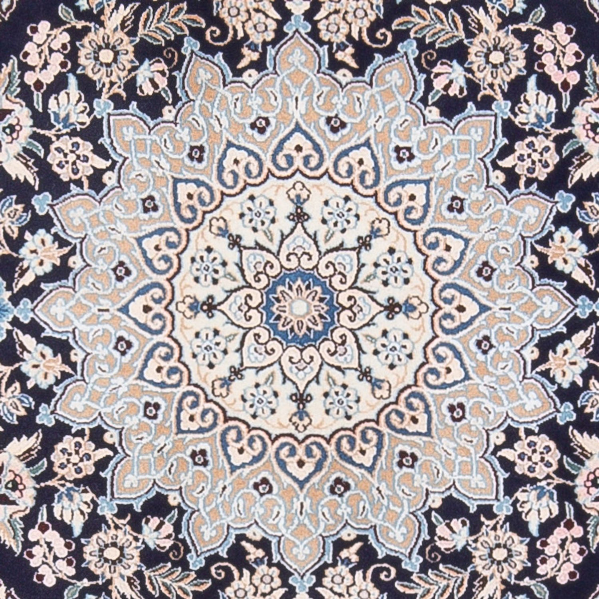 Persisk matta - Nain - Premium - 147 x 104 cm - mörkblå