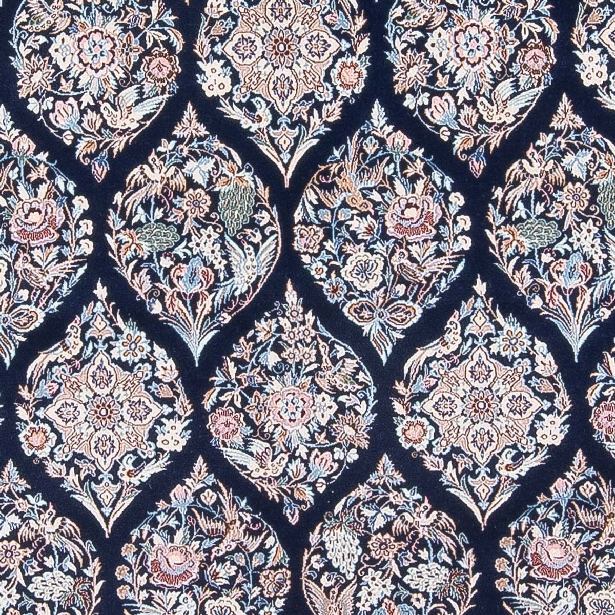 Persisk matta - Nain - Premium - 255 x 204 cm - mörkblå