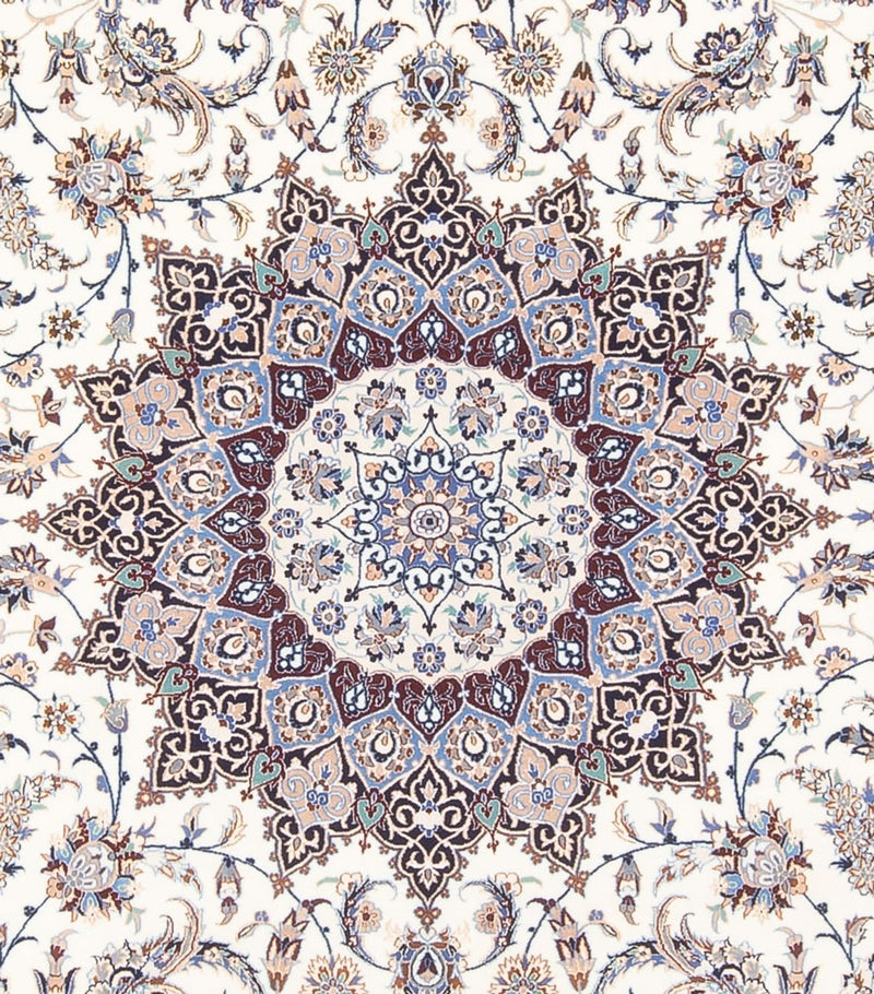 Persisk matta - Nain - Premium kvadrat  - 308 x 308 cm - grädde