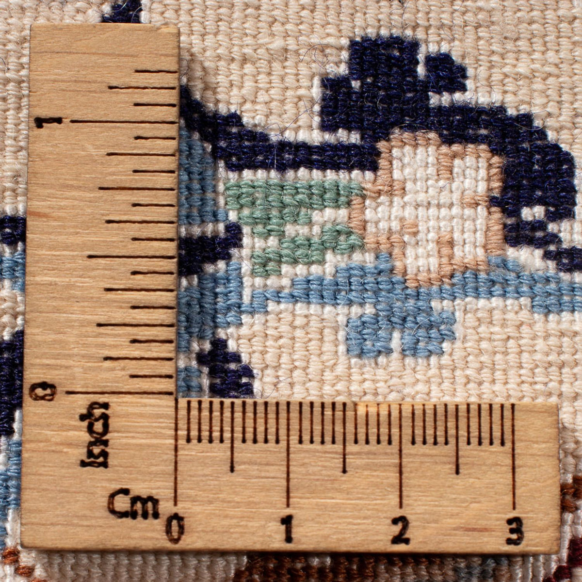 Persisk matta - Nain - Premium kvadrat  - 308 x 308 cm - grädde