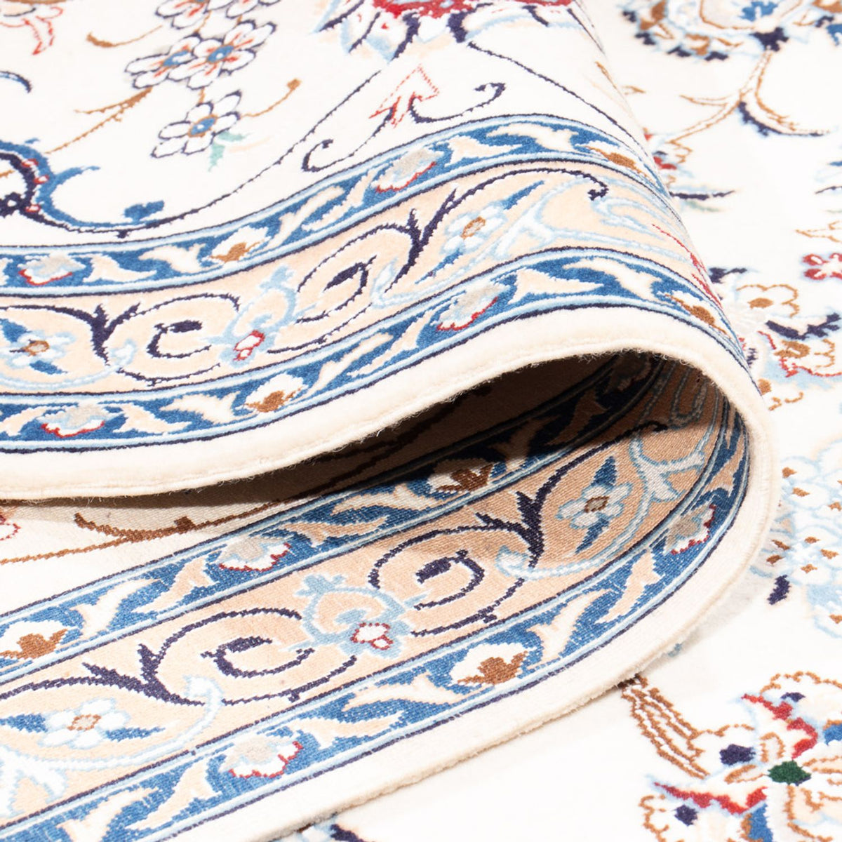 Persisk matta - Nain - Premium - 261 x 247 cm - grädde