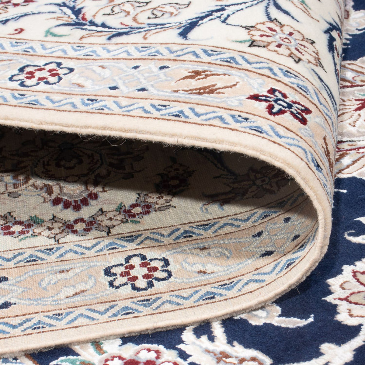 Persisk matta - Nain - Premium - 298 x 195 cm - mörkblå