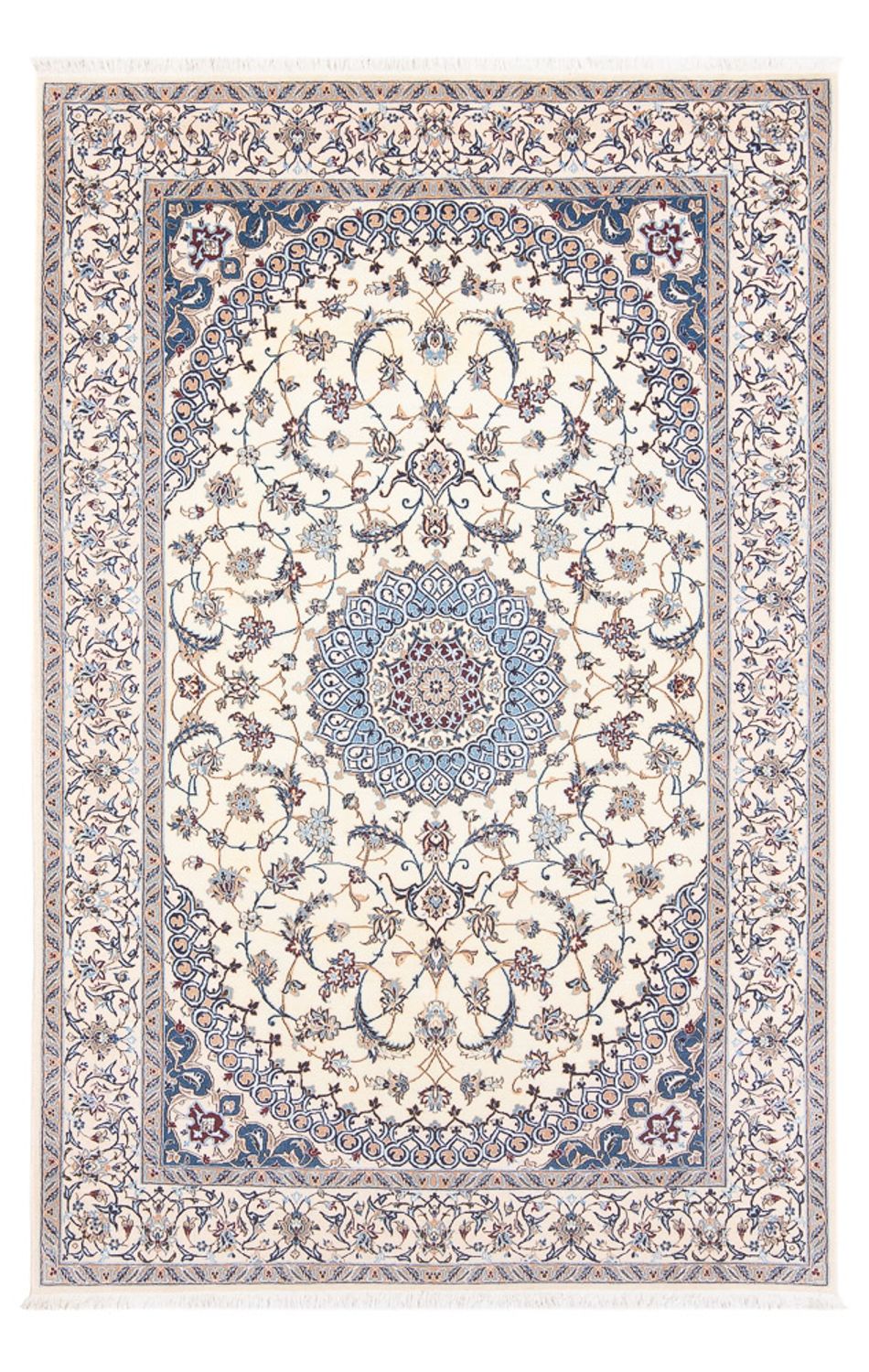 Persisk matta - Nain - Premium - 211 x 130 cm - grädde