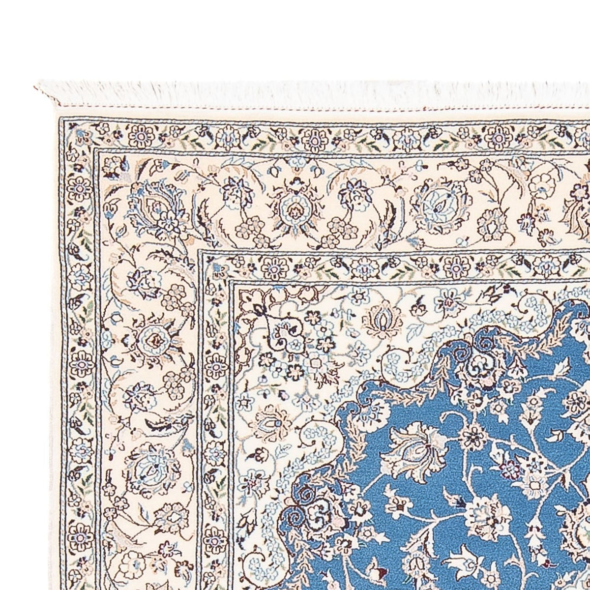 Persisk matta - Nain - Premium - 198 x 131 cm - blå