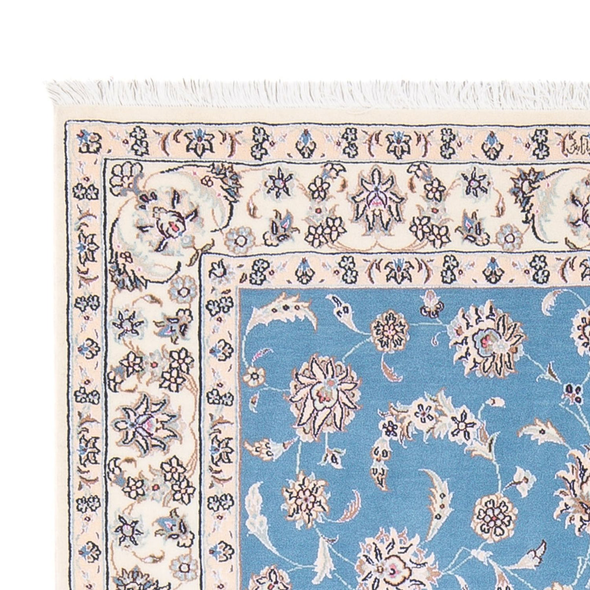 Persisk matta - Nain - Premium - 160 x 108 cm - blå
