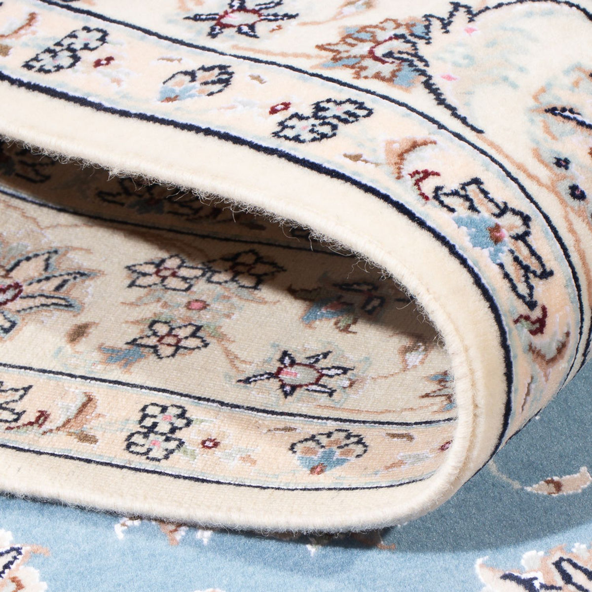 Persisk matta - Nain - Premium - 160 x 108 cm - blå