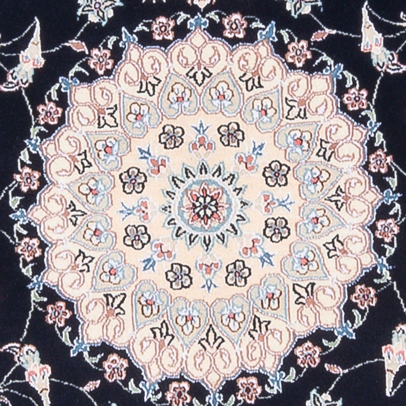 Persisk matta - Nain - Premium - 141 x 93 cm - mörkblå