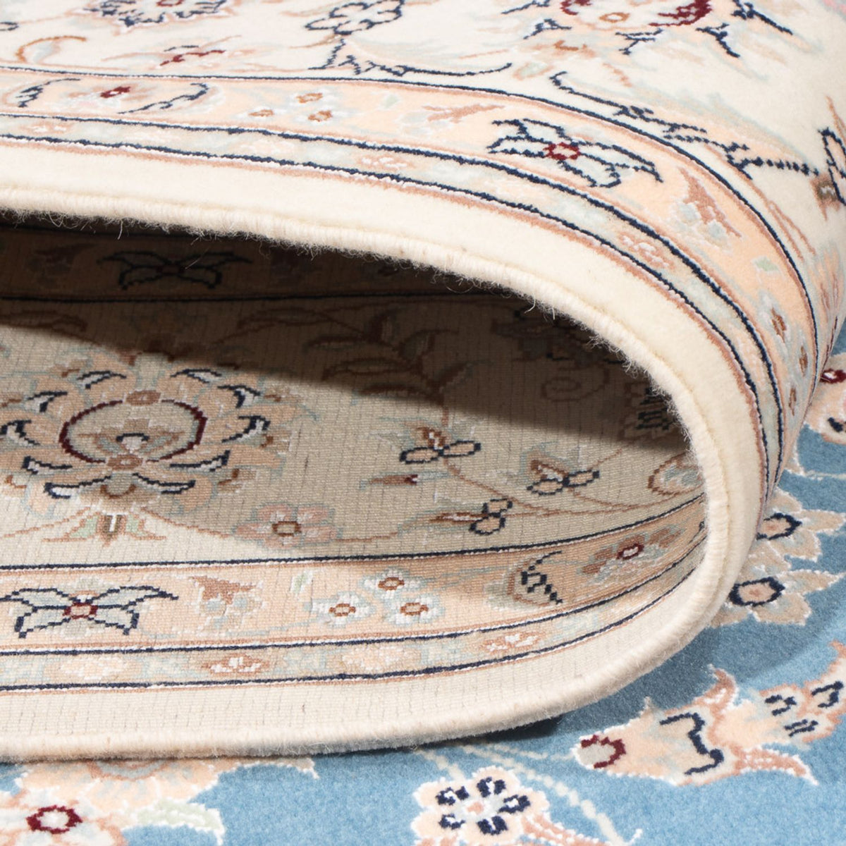 Persisk matta - Nain - Premium - 210 x 151 cm - blå