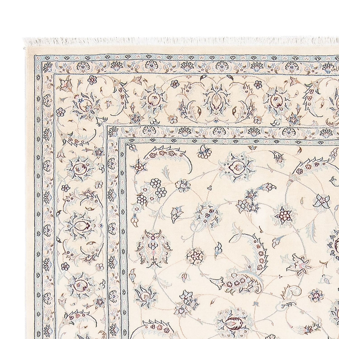 Persisk matta - Nain - Premium - 241 x 170 cm - ljusbeige