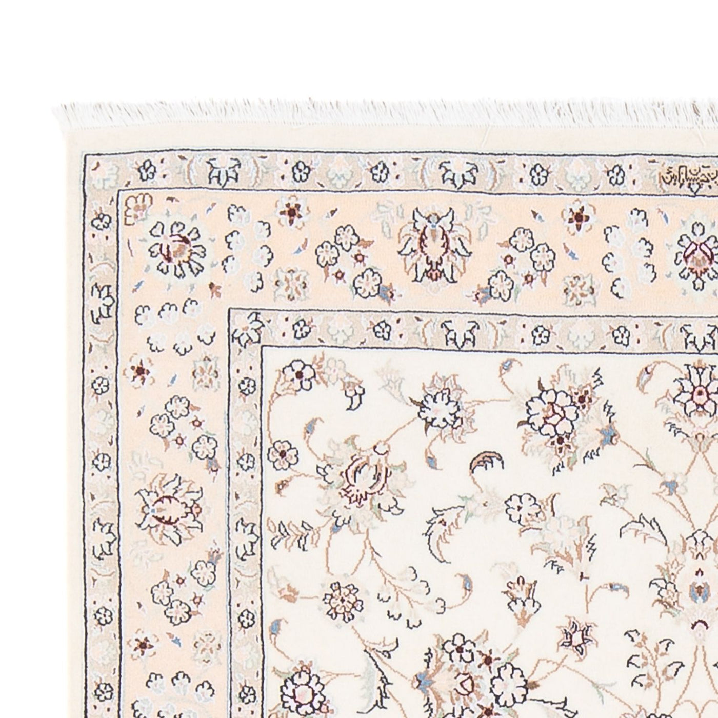 Persisk matta - Nain - Premium - 158 x 108 cm - grädde