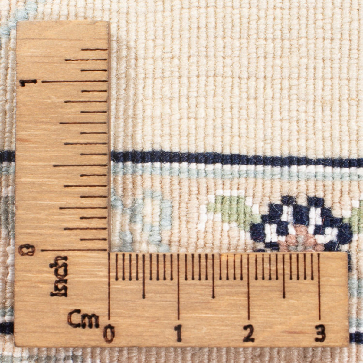 Persisk matta - Nain - Premium - 121 x 82 cm - grädde