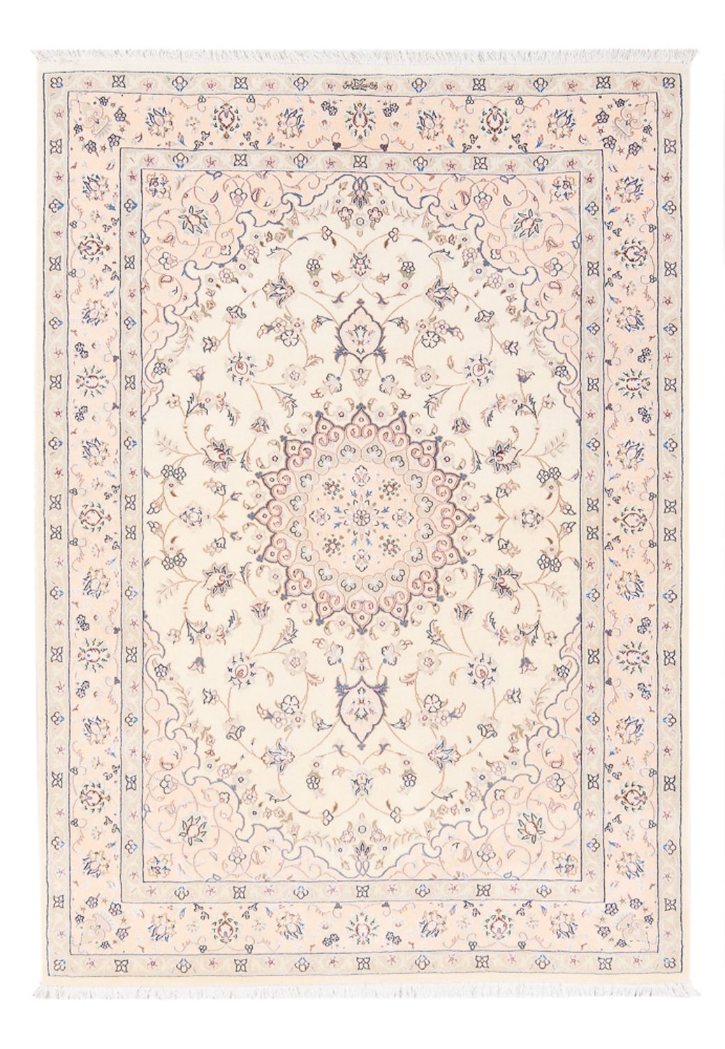Persisk matta - Nain - Premium - 163 x 108 cm - grädde