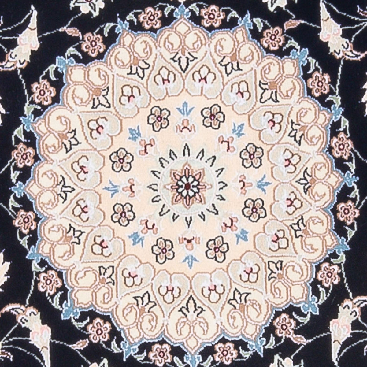 Persisk matta - Nain - Premium - 144 x 90 cm - mörkblå