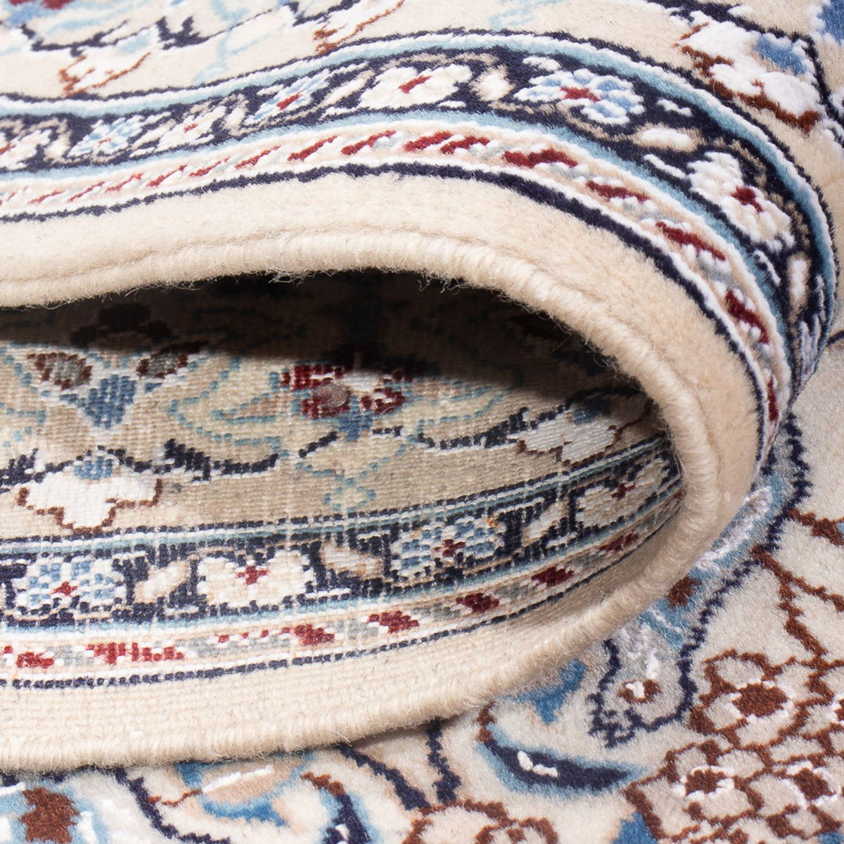 Persisk matta - Nain - Premium - 145 x 71 cm - mörk beige