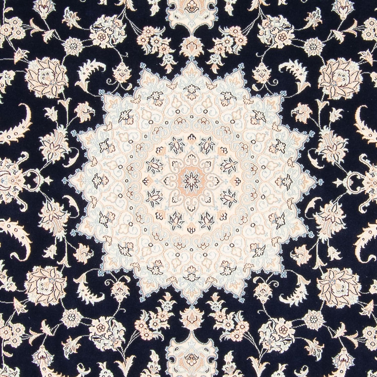 Persisk matta - Nain - 261 x 223 cm - mörkblå