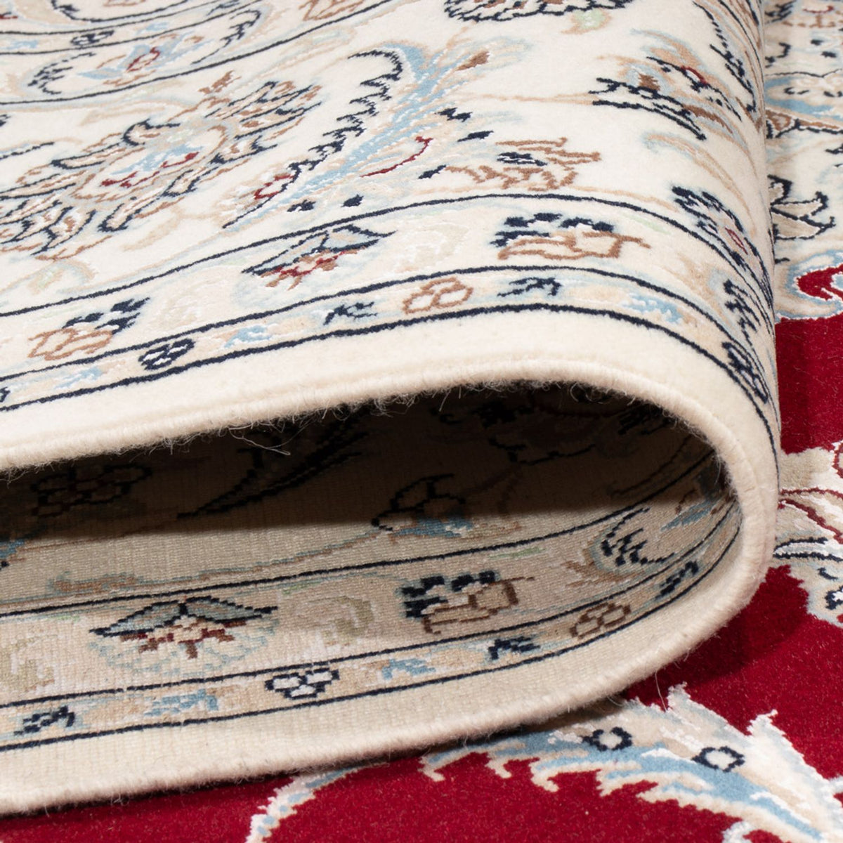 Persisk matta - Nain - 298 x 196 cm - röd