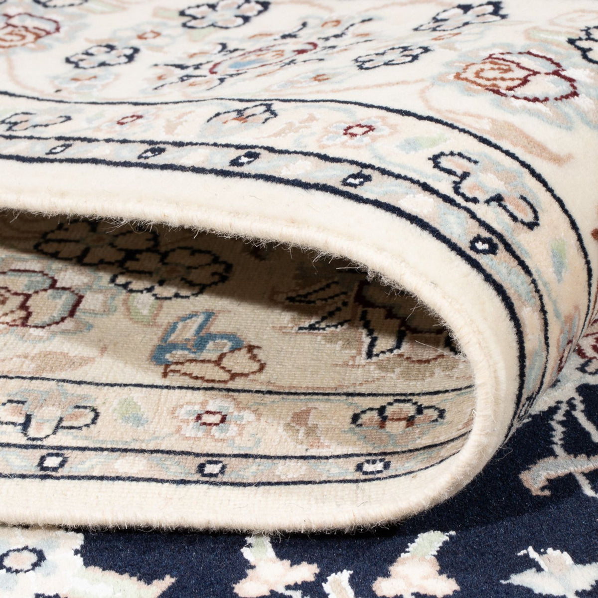 Persisk matta - Nain - Premium - 196 x 150 cm - mörkblå