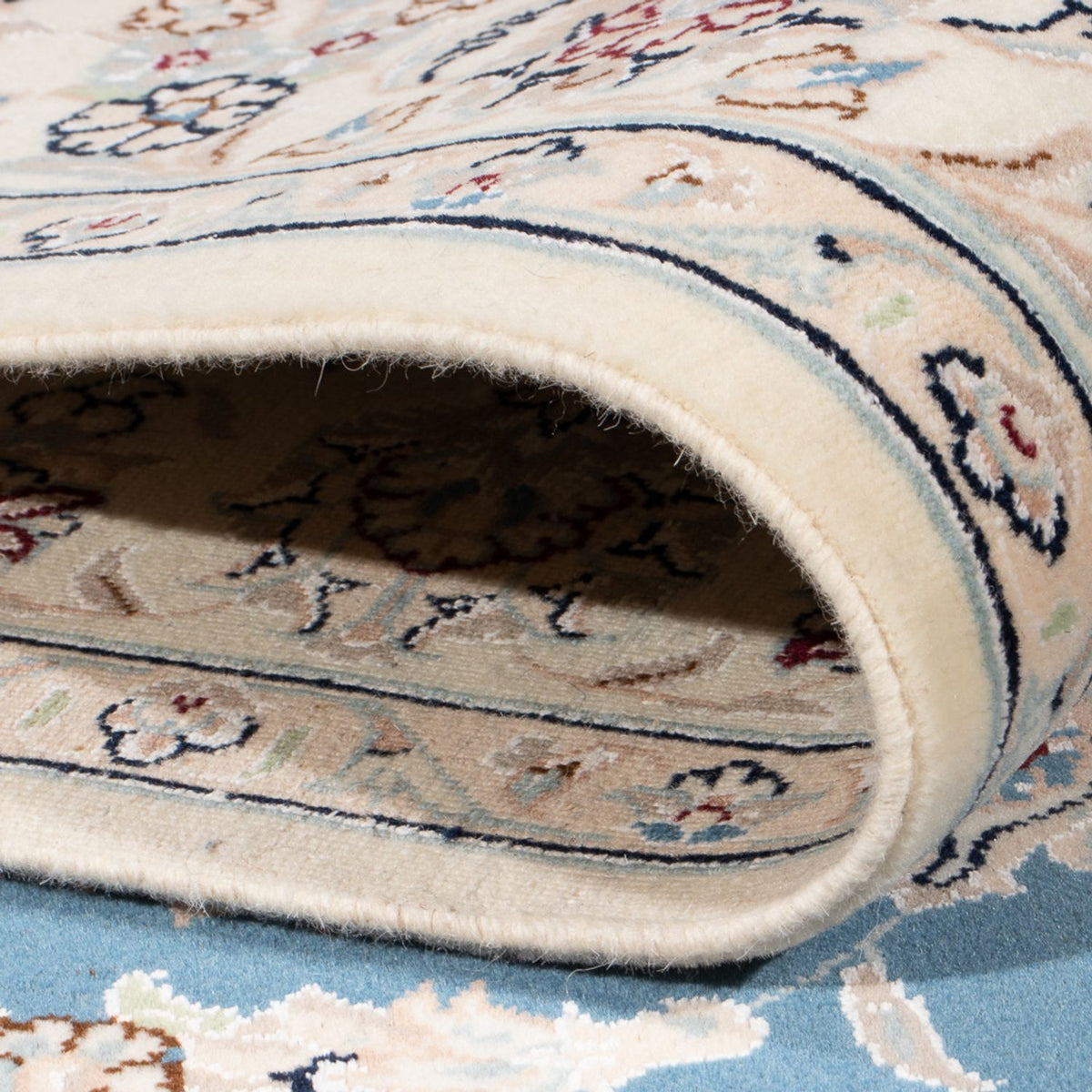 Persisk matta - Nain - Premium - 198 x 152 cm - blå