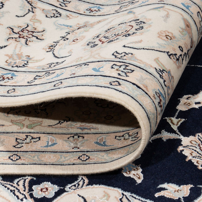 Persisk matta - Nain - 280 x 227 cm - mörkblå