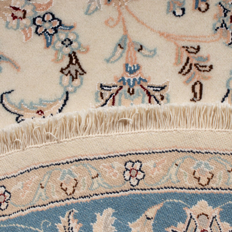 Persisk matta - Nain - Premium runt  - 150 x 150 cm - grädde