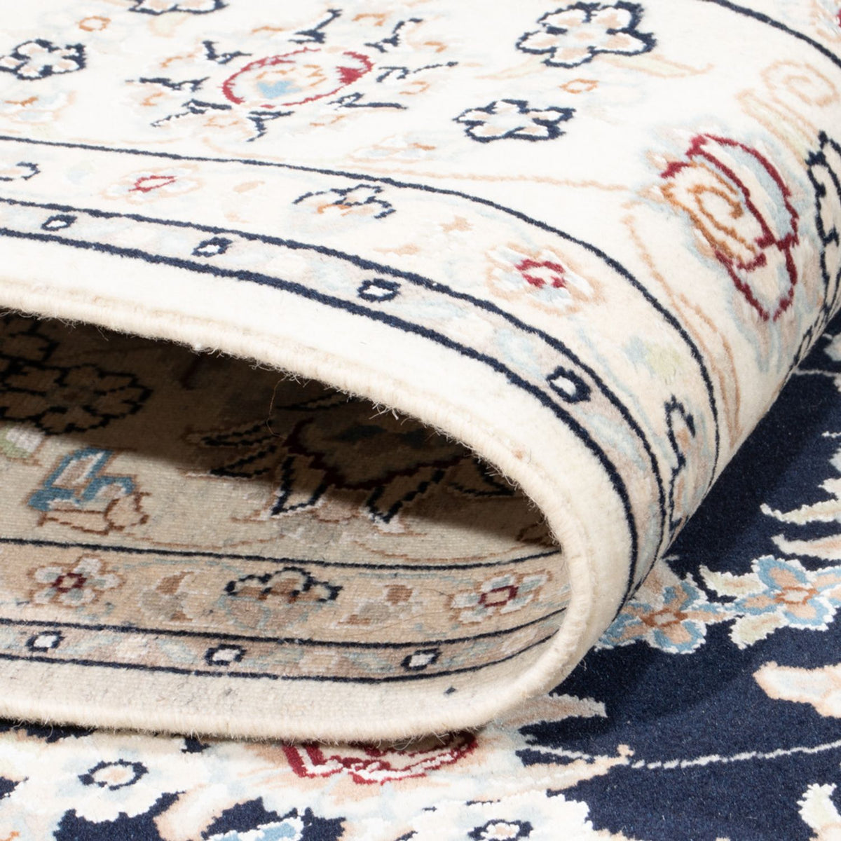 Persisk matta - Nain - Royal - 196 x 147 cm - mörkblå