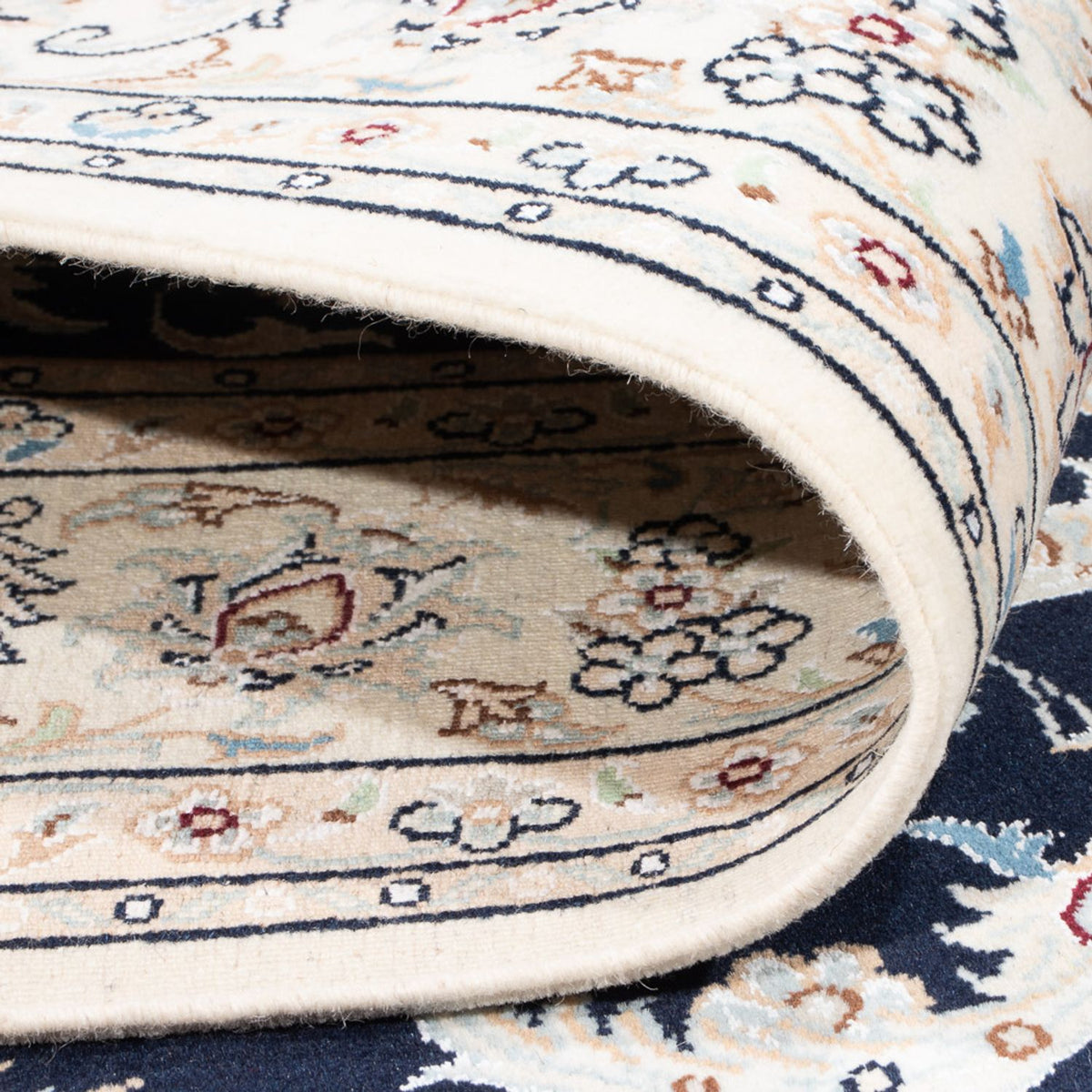 Persisk matta - Nain - Premium - 207 x 146 cm - mörkblå