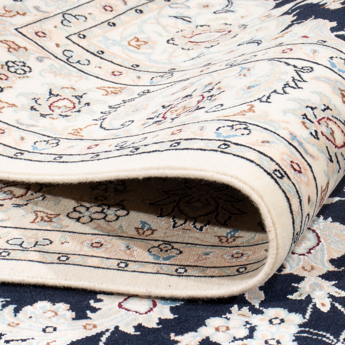 Persisk matta - Nain - Premium - 203 x 147 cm - mörkblå