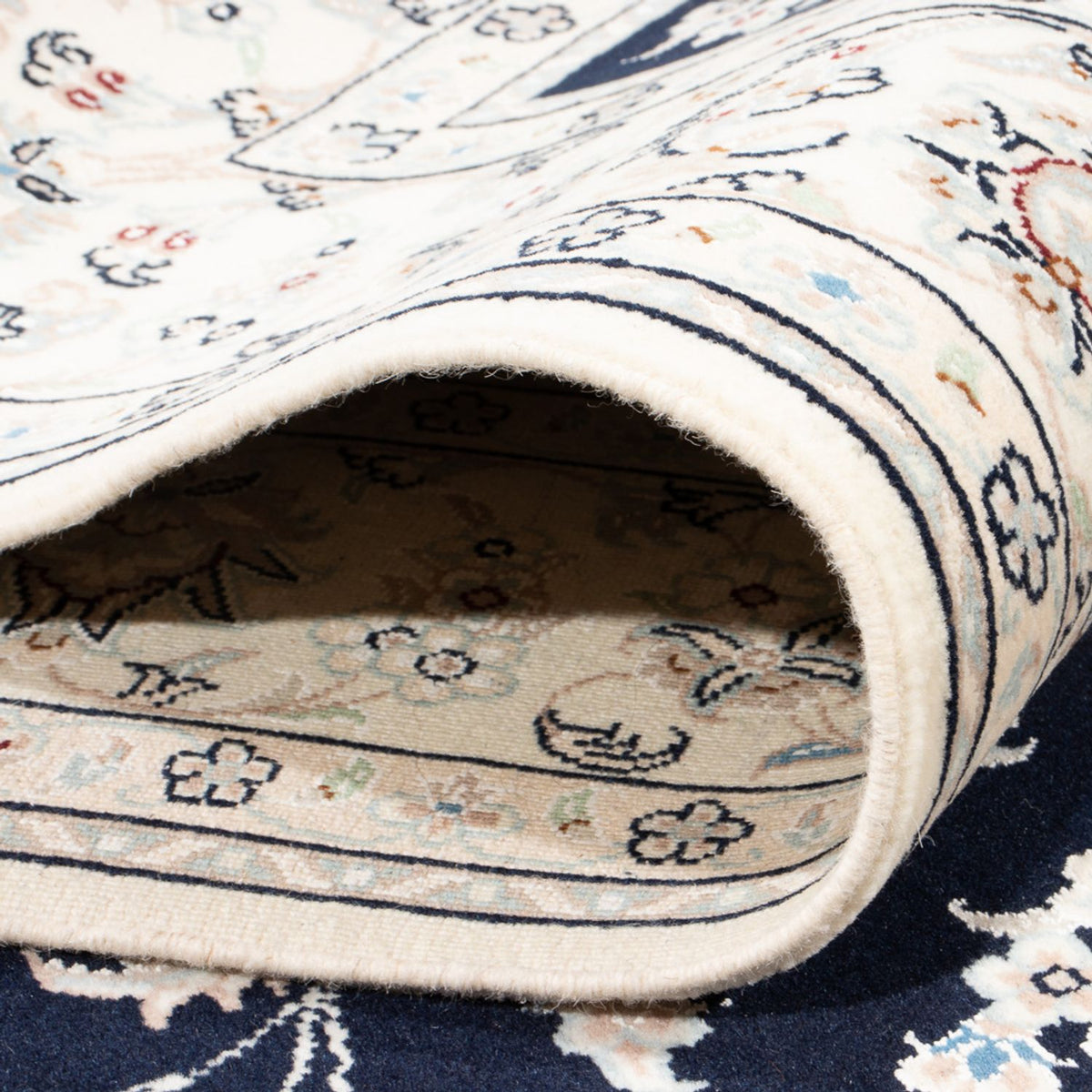 Persisk matta - Nain - Premium - 200 x 147 cm - mörkblå