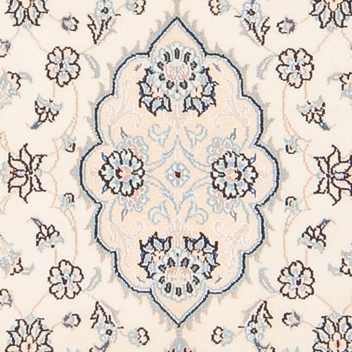 Persisk matta - Nain - 95 x 55 cm - grädde