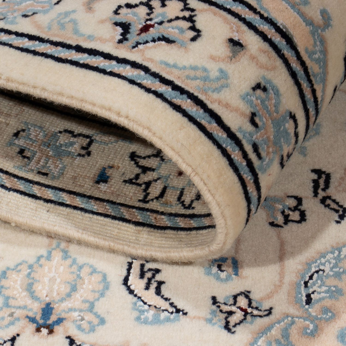 Persisk matta - Nain - 95 x 55 cm - grädde