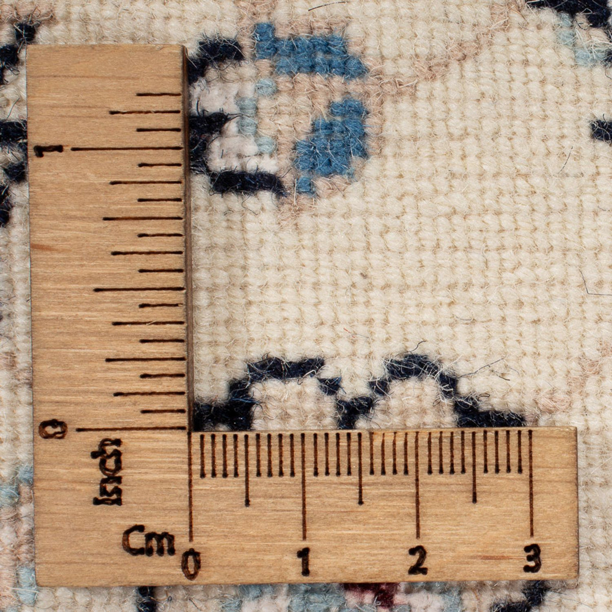 Persisk matta - Nain - 95 x 55 cm - grädde