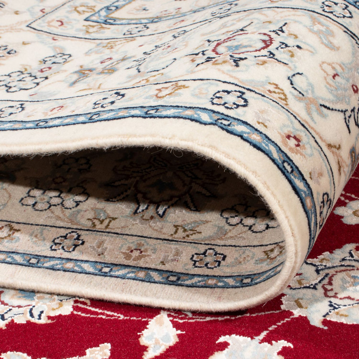 Persisk matta - Nain - Premium - 194 x 148 cm - röd