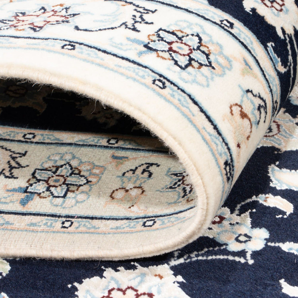 Runner Persisk matta - Nain - Royal - 197 x 81 cm - mörkblå