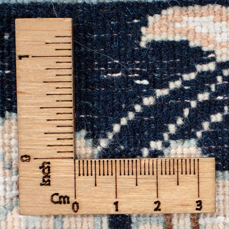 Persisk matta - Nain kvadrat  - 213 x 200 cm - mörkblå