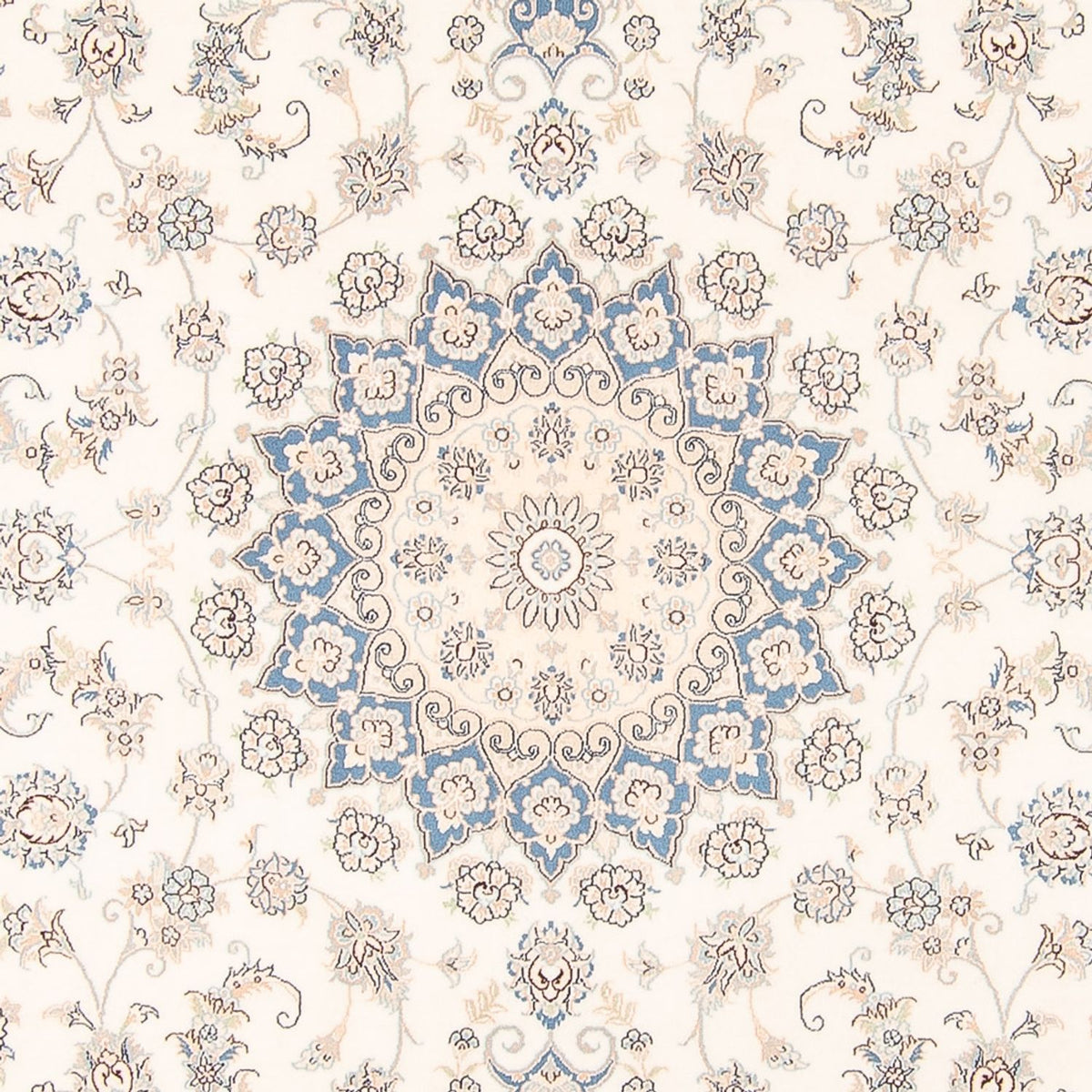 Persisk matta - Nain - 260 x 226 cm - grädde