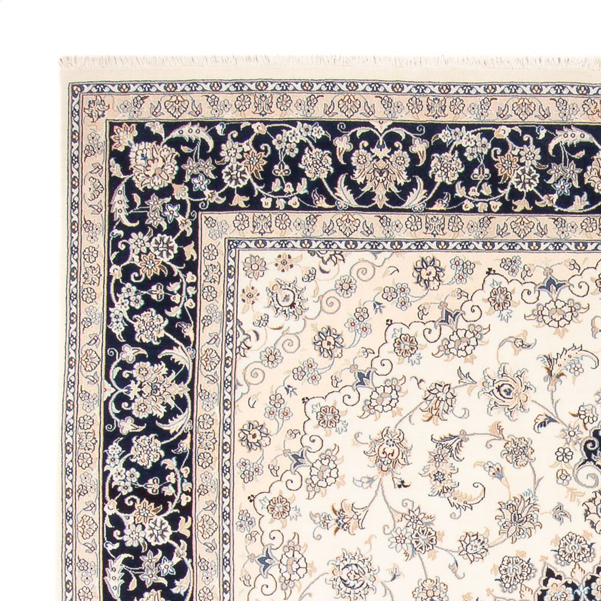 Persisk matta - Nain - 265 x 225 cm - grädde