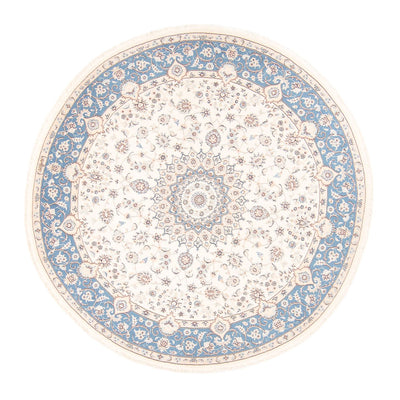 Persisk matta - Nain runt  - 200 x 200 cm - grädde