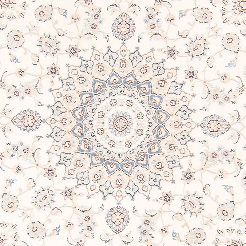 Persisk matta - Nain runt  - 200 x 200 cm - grädde