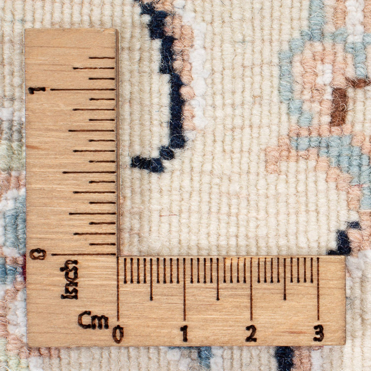 Persisk matta - Nain runt  - 200 x 200 cm - blå