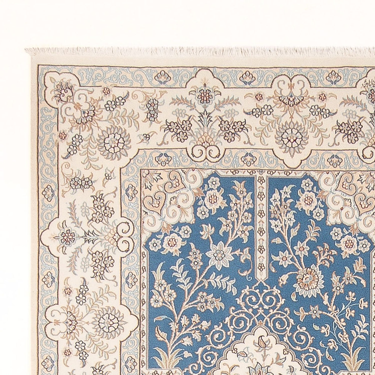 Persisk matta - Nain - Premium - 298 x 200 cm - ljusblå