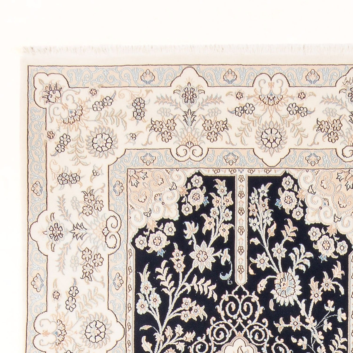 Persisk matta - Nain - Premium - 298 x 198 cm - mörkblå