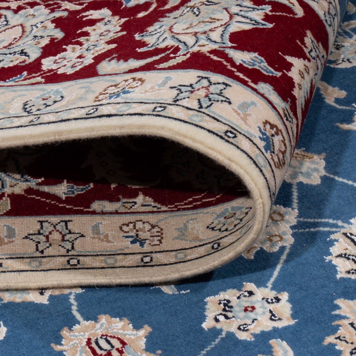 Persisk matta - Nain - 244 x 171 cm - blå