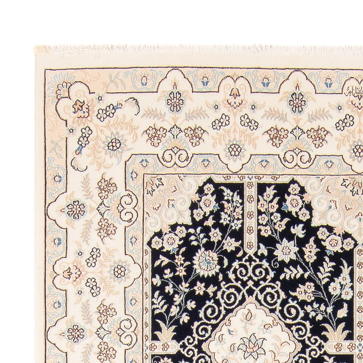 Persisk matta - Nain - 233 x 170 cm - mörkblå