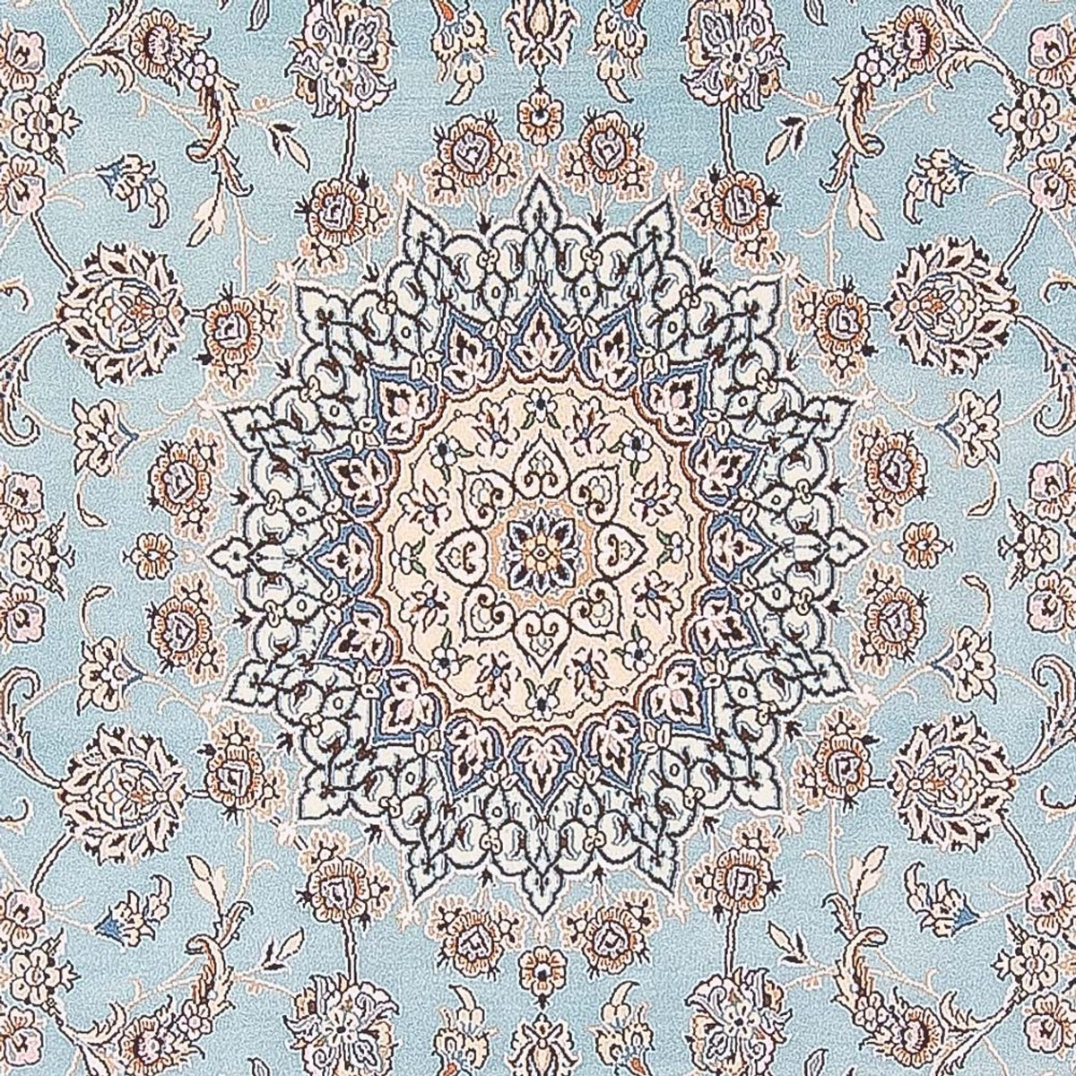 Persisk matta - Nain - Premium - 308 x 200 cm - ljusblå