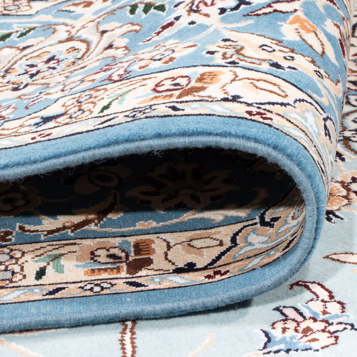 Persisk matta - Nain - Premium - 308 x 200 cm - ljusblå