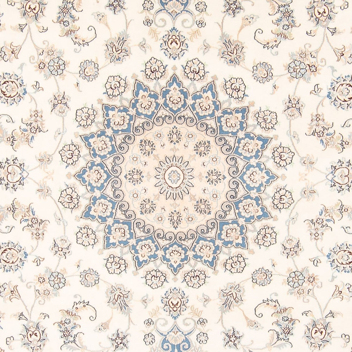 Persisk matta - Nain - 258 x 224 cm - grädde