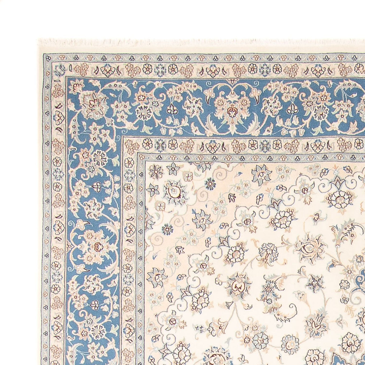 Persisk matta - Nain - 258 x 224 cm - grädde