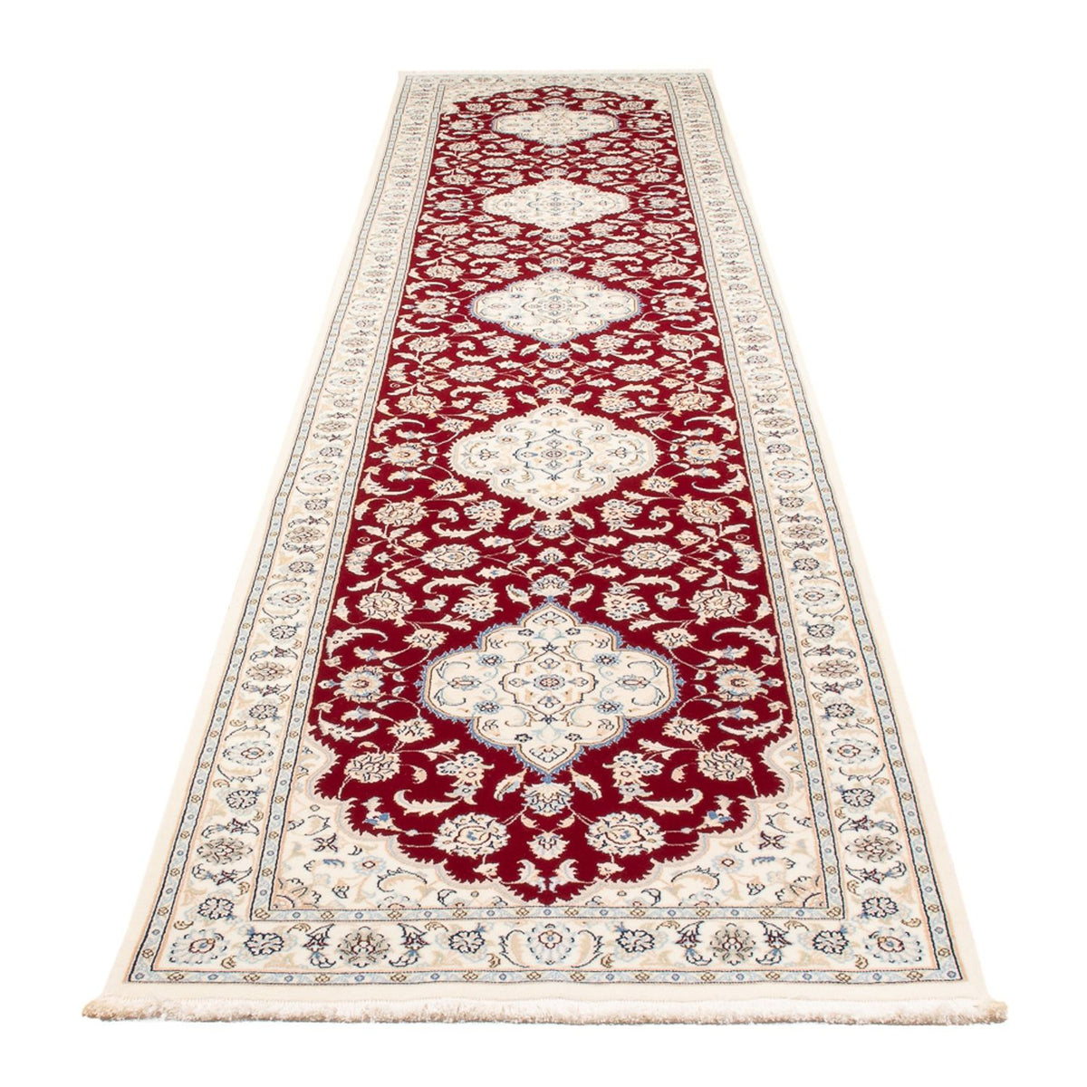Runner Persisk matta - Nain - Premium - 404 x 88 cm - röd
