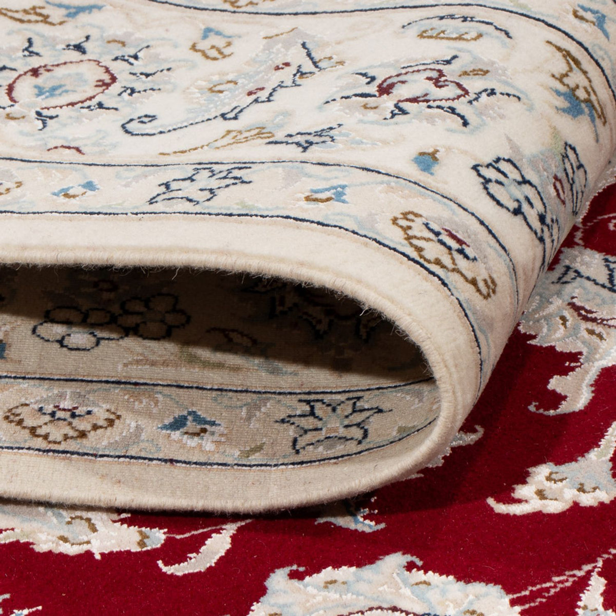 Persisk matta - Nain - 232 x 171 cm - röd